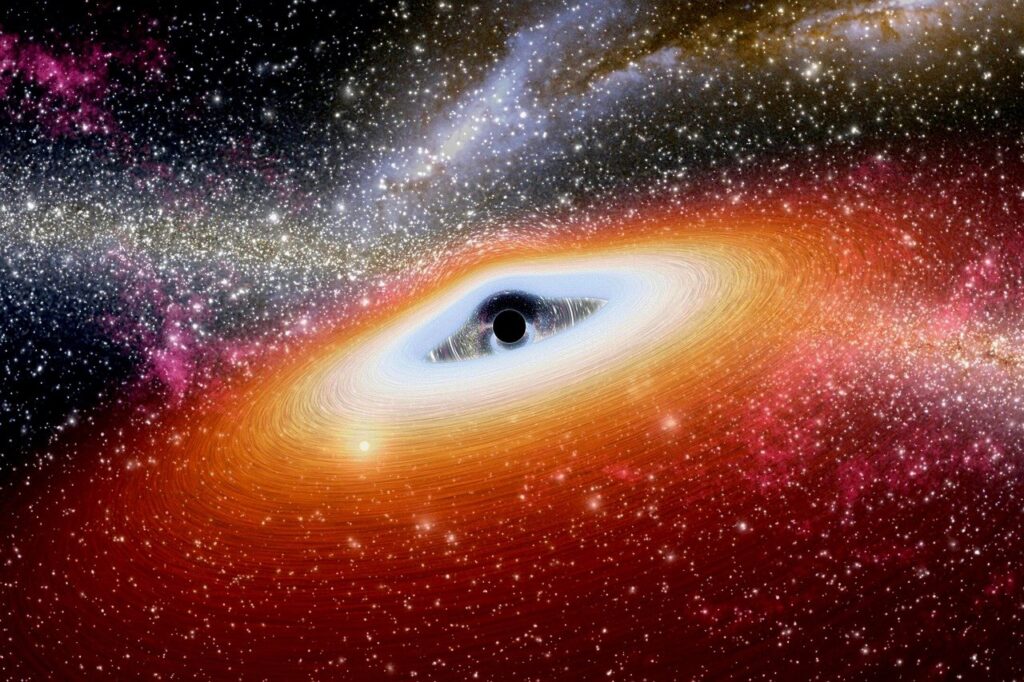 Galassia e il suo buco nero
